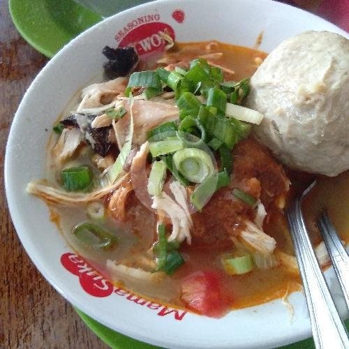 Soto Babat Bakso menu Bakso Ganda Rasa, Saditan