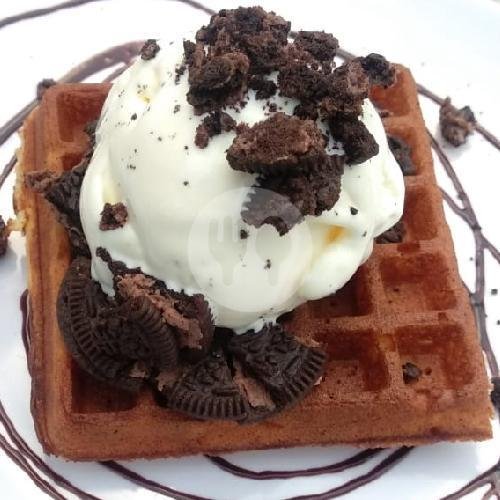 Waffle With Cookies menu Sipapa Ice Cream Dessert, Croffle & Waffle, Warga Raya