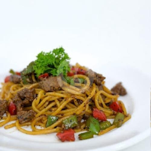 Spaghetti Sambal Daun Jeruk menu Warung Steak Bang Jago