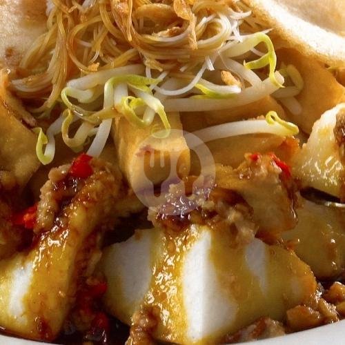 Kerupuk Emping menu Ketoprak Ganda Rasa Cirebon, Kebon Jeruk