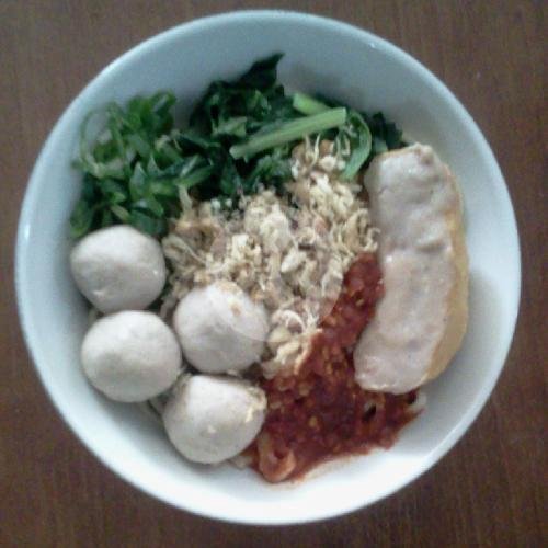 Mie Baso Tahu menu Mie Baso Mandala, Dr. Moch Hatta