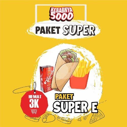 Paket Super F menu Kebab Cikalang, Siliwangi Cikalang
