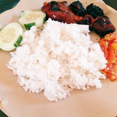 Ayam Bakar Kalasan menu Ayam Geprek Dower, Hulaan Menganti