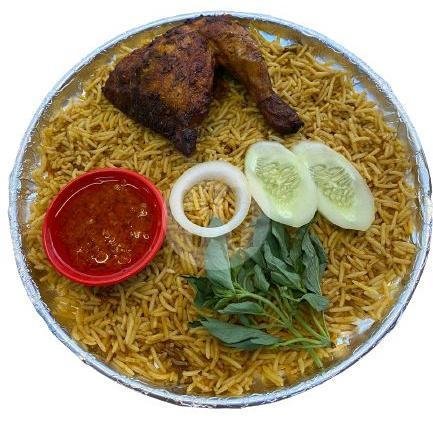 Nasi Biryani + 1pcs Kambing menu Ayam Guling AL-Bismi Kalibata City