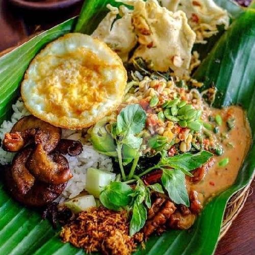 Nasi Penyetan Ayam + Bumbu Bebek menu Gado Gado Mbak Elly, Gubeng Klingsingan