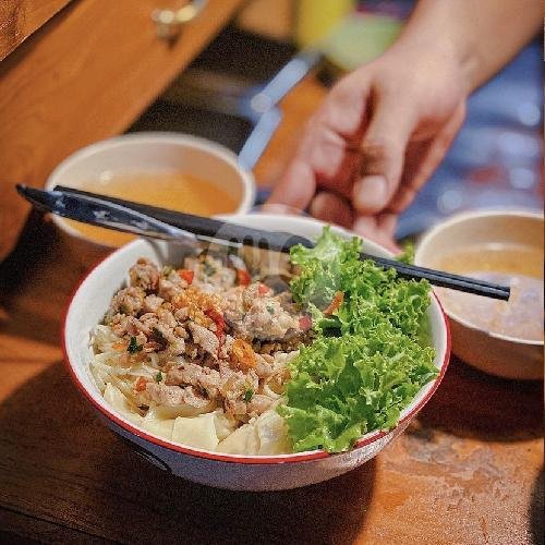 Yamin Ayam Casiu Madu Komplit Reguler menu Bakmie papi