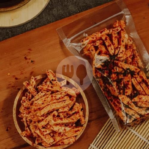 Basreng Stik Pedas Daun Jeruk 100gram menu Sate Taichan Bang Mamat Madura, Pulo Kenanga