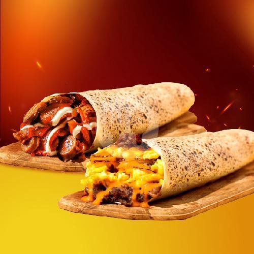 Paket Oktoboom 1 menu Kebab Container by Baba Rafi, Maspion Square A. Yani