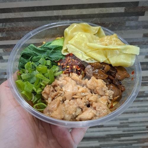 Mie Ayam Rebus menu Bakmi Ayam Jamur Sumpit Emas, Duren Sawit