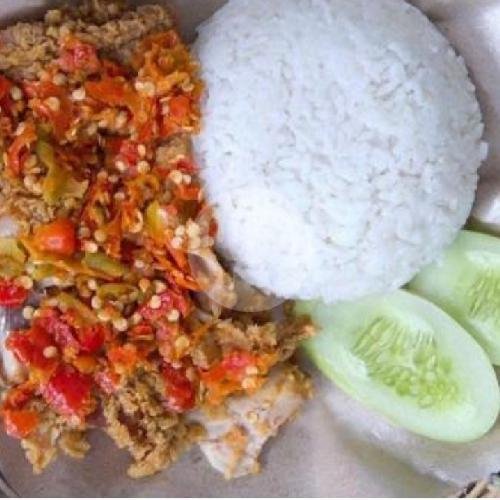 Nasi Wader Penyet menu Warung Barokah, Gubeng