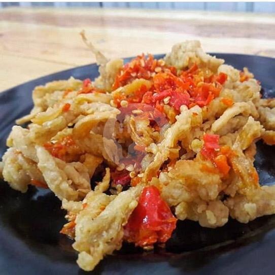 Nasi Jamur menu Ayam Geprek Kumlot, Kartika Ngoresan