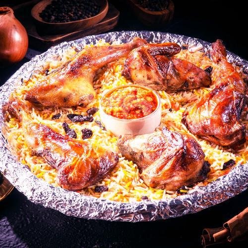 Nasi Kebuli KAMBING NAMPAH Isi 3 menu Kebuli Abuya Pemuda, Rawamangun