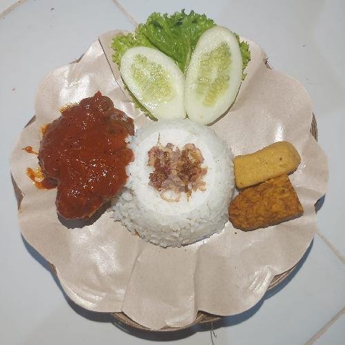 Ayam Sambal Rica menu Ayam Bali Cabang Pasar Baru, Pauh
