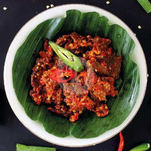 Nasi Box Rendang Daging menu Restoran Simpang Raya, Ahmad Yani