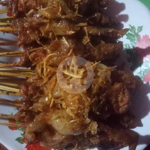 10 Tusuk Sate Sapi Madura menu Sate Barokah Asin Pedas Sukabumi, Batununggal
