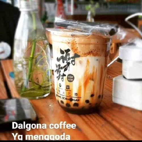 Dalgona Coffe menu Ayam Geprek Avice, Adipala