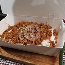 Nasi Putih menu Nasi Cincang Buki