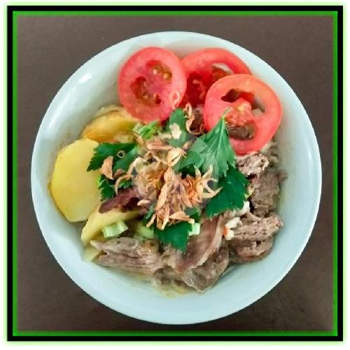 Soto Mie Tanpa Daging menu Soto Mie Bogor Bang Mamal Tea, Pengadegan Timur Raya