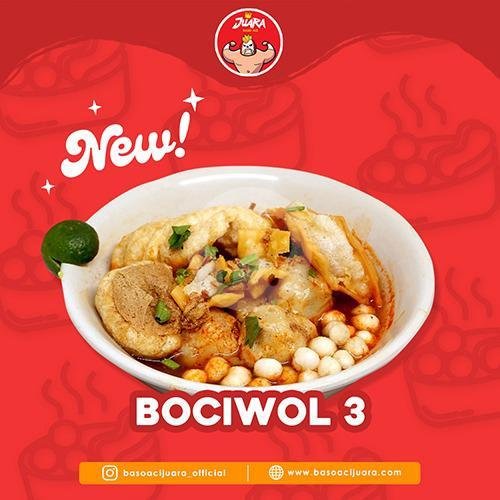 Mie Gaga Seblak menu Baso Aci Juara, Kalikepiting