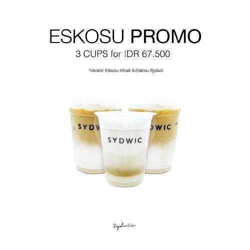 Eskosu 3 Cups menu Sydwic, Cilaki