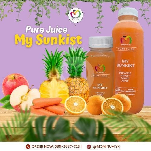 Green Springs menu MOMINUM Cold Pressed Juice & Coffee, mominum