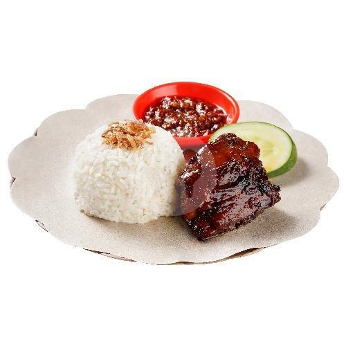 Nasi Uduk + Ayam Bacem Goreng menu Kedai Conel, Kartika