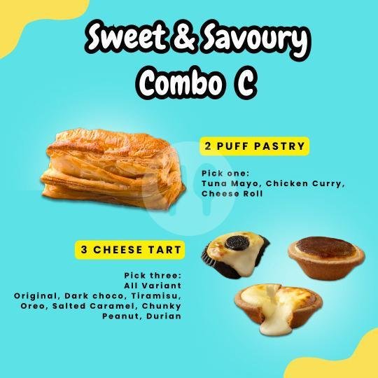 Farewell Combo A menu Hokkaido Baked Cheese Tart, Kota Kasablanka