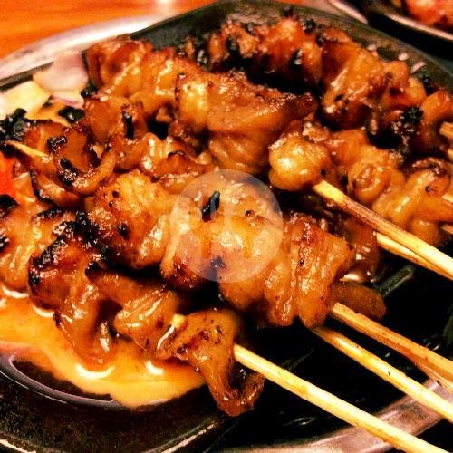 SATE KULIT AYAM 10 TUSUK + NASI 1 PORSI menu Warung Sate Pak Sam, Rawamangun