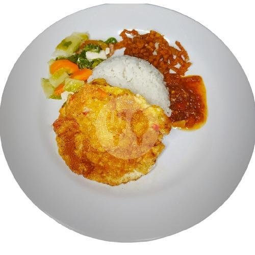 Nasi Telor Ceplok menu Burjo Putra Sunda, Kledokan