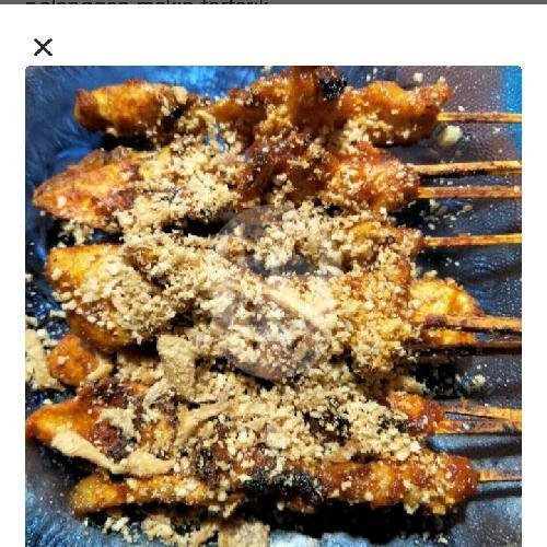 SATE AYAM ASIN PEDAS 15 TUSUK menu Sate Ayam Madura Cak Barok, Logam