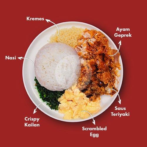 Gofood PAS - Paket Hemat Nasi Ayam Geprek Sambal Matah menu Ayam Bang Dava, Nasi Geprek & Popcorn, Jatinangor