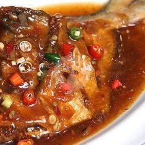 Ikan Kakap Laut Saos Tiram menu Omah Seafood, Podosugih