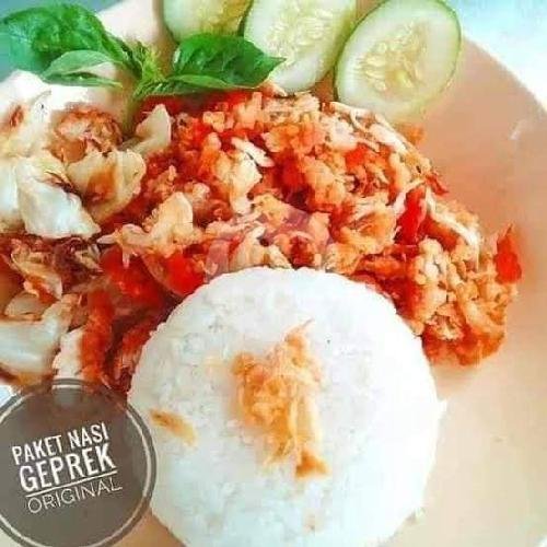 Ayam Geprek Sambal Original Paket Nasi menu Dapoer Neng Jenong, Caringin