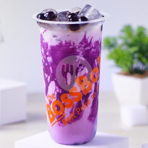 Vanilla Latte Boba Milk menu The Bossboba, Kemantran