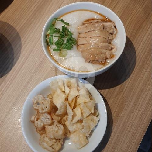 Bubur Ayam Hainan Large 3-4 Org menu Bubur dan Kopitiam Bike Story, Ranggamalela