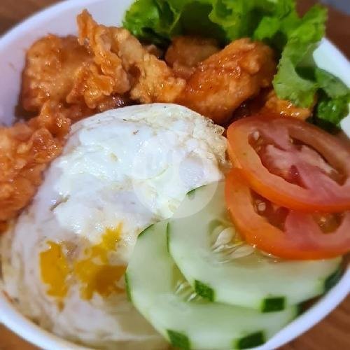 Rice Box Chicken Salted Egg menu Mie Erlangga 2, Kediri Kota