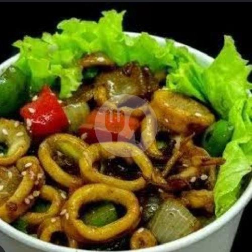 Ayam Cah Jamur Rice Bowl menu Kedai Masakan Yahya Makmur, Melong Asih