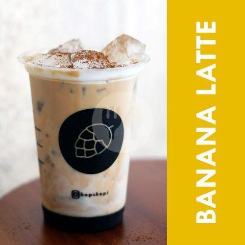 Ice / Hot Hazelnut Latte menu Hops Kopi, Tegalsari