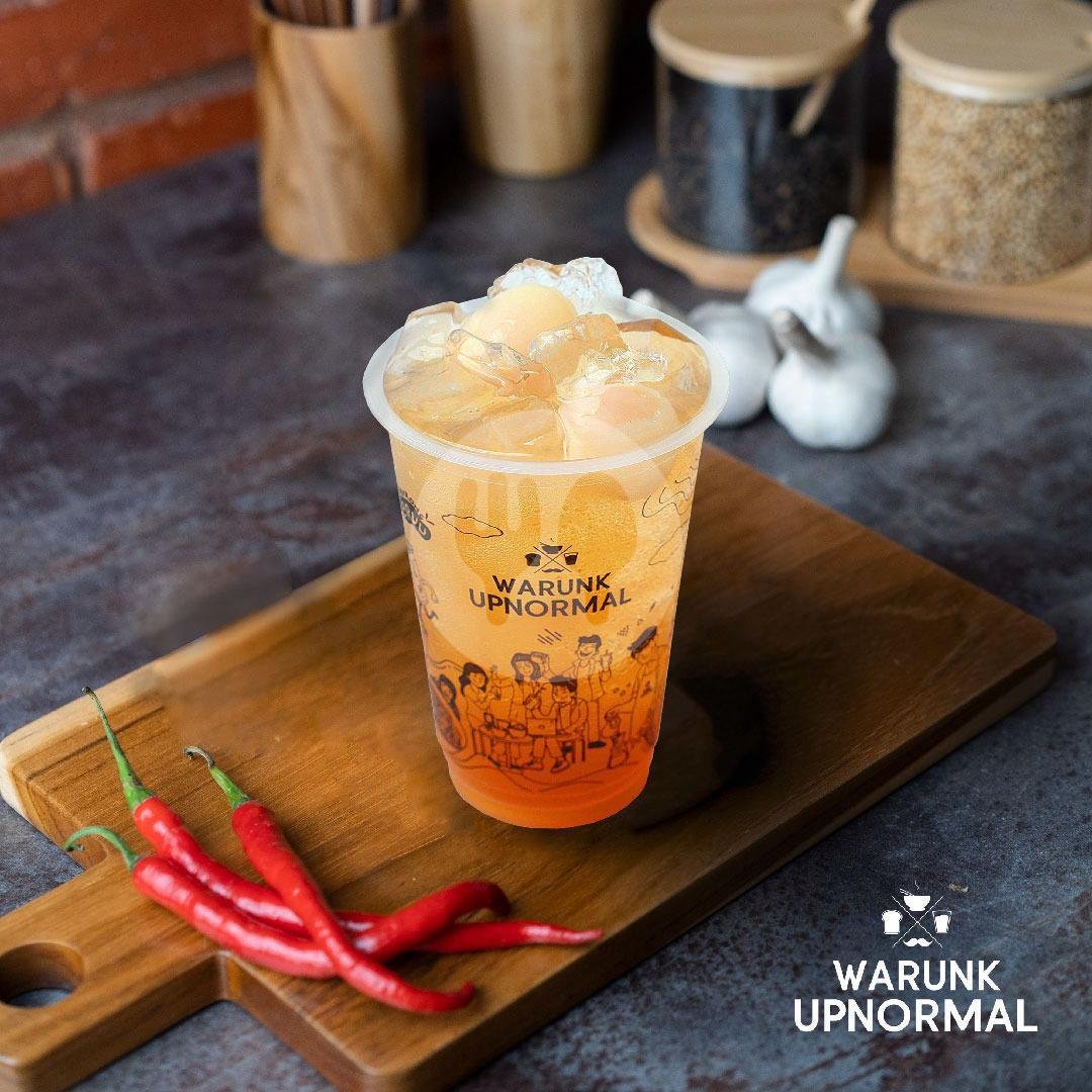 Flavour Tea Orange menu Warunk Upnormal, Tasikmalaya