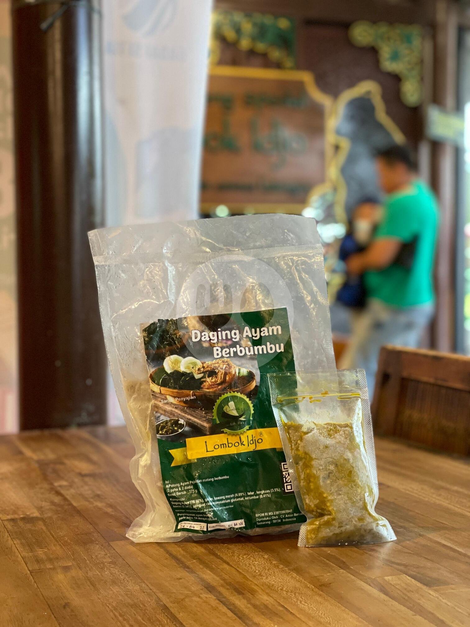 Sop Iga menu Lombok Idjo - Karang Anyar - Ayam Goreng Spesial Lombok Ijo