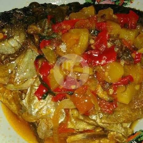 Cumi Pedas Asam Manis menu Warung Ayam Bakar & Goreng Bu Yati, Melong Tengah
