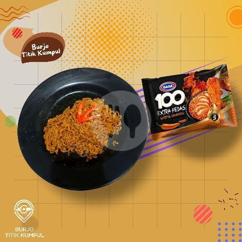 Mie Rebus Gaga Extra Pedas Jalapeno menu Burjo Titik Kumpul, Gunung Pati