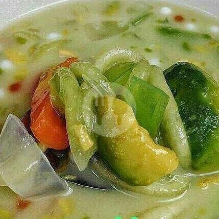 Es Teller Durian menu Es Lumer, Nusukan