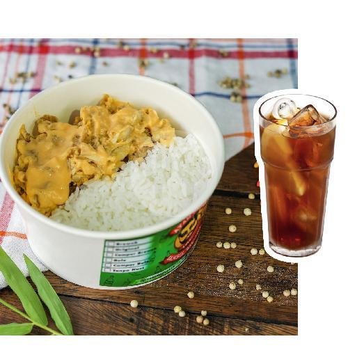 Ayam Geprek Original + Nasi menu Ayam Geprek Sambel Brewok, Pujasera Tusam