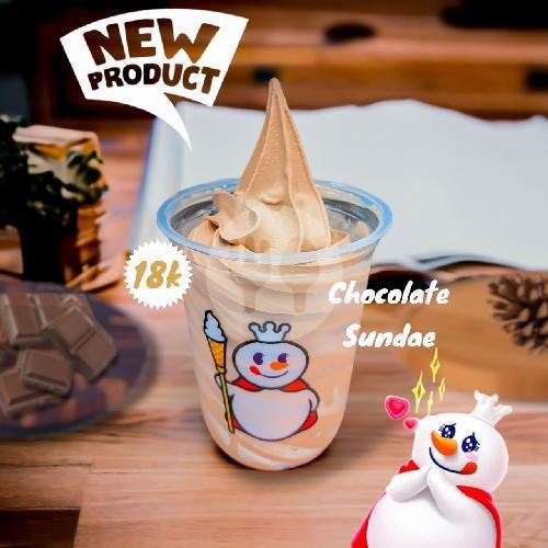 Grape Sundae menu Mixue Sindang Laut, Kecamatan Lemahabang