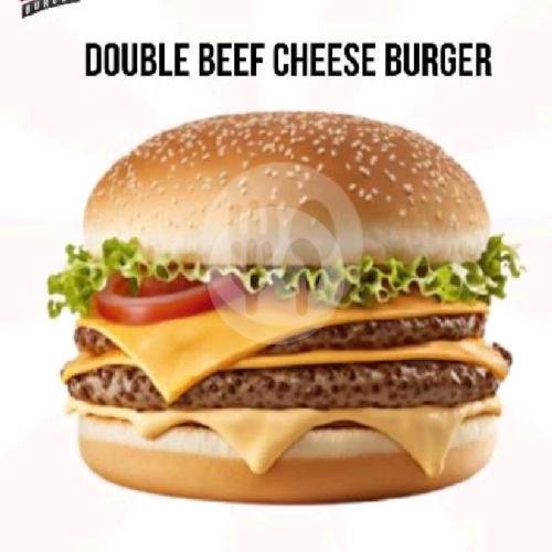 Double Beef Burger menu Roti John By Tom Burger Pasar Baru Unand, Kec. Pauh, Kota Padang