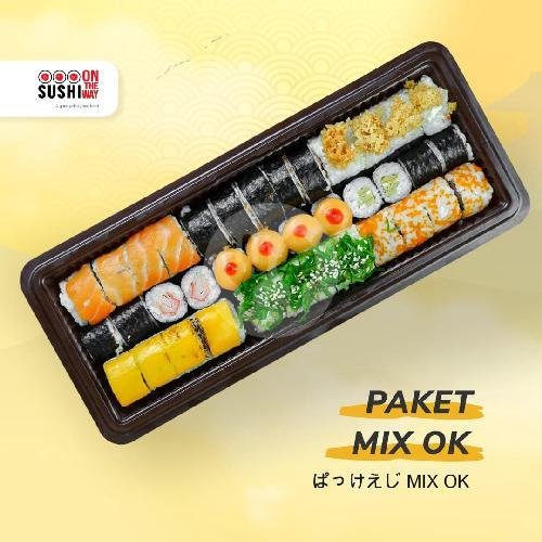 Mix Salmon Festival menu Otw Sushi, Margahayu