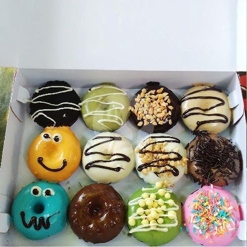 Donies Tulisan Isi 6 menu Donies (Donat Brownies), Laweyan