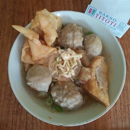 Mie Ayam menu Bakso Titoti Solo, Honggowongso