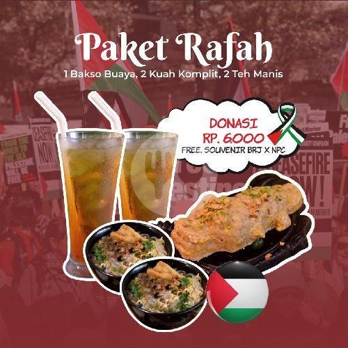 Paket Gaza menu Bakso Rusuk Joss, Padang